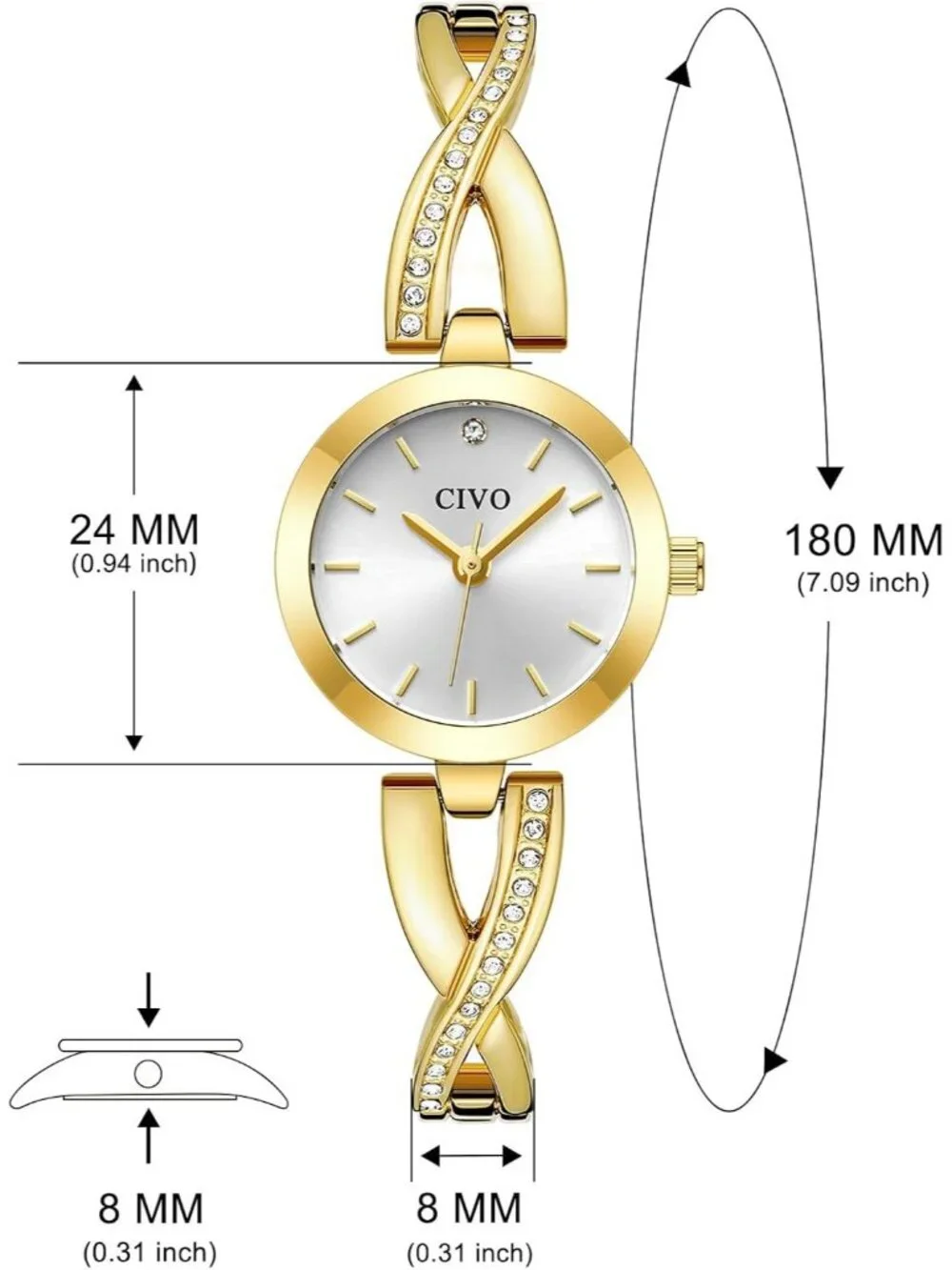 N/A elegant gold